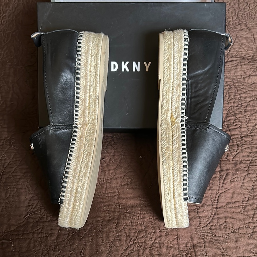DKNY Black Espadrille Flats - Picture 2 of 5